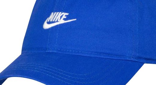 Nike Junior Futura Blue Curve Cap - Image 3