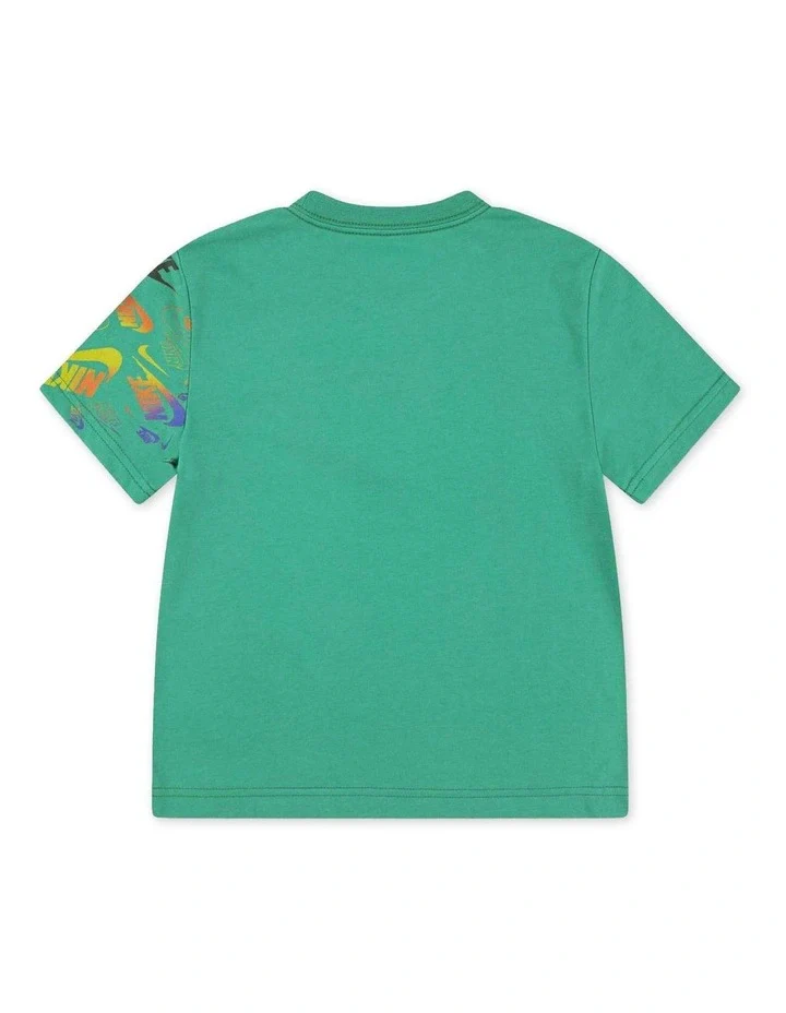 Nike Kid's Club Revealed Green Tee - Image 2