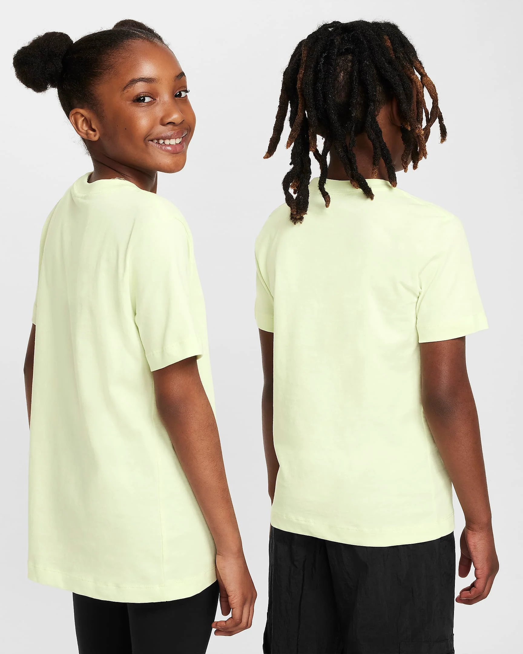 Nike Kid's Futura Evergreen Lime Tee - Image 3