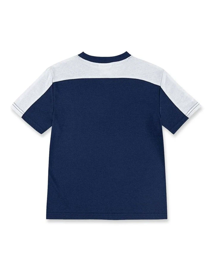 Nike Kid's Game Day Knit Navy Tee - Image 2