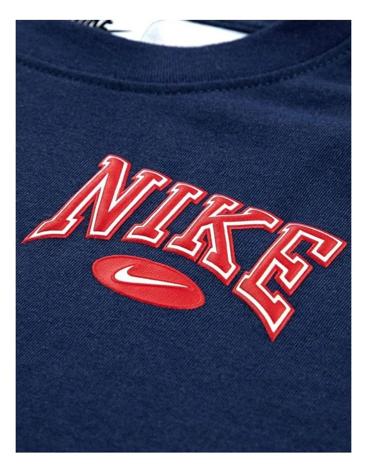Nike Kid's Game Day Knit Navy Tee - Image 3