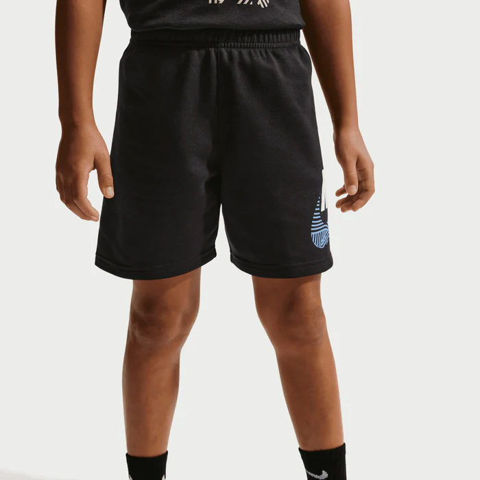 Nike Kid's In The Zone French Terry Black Shorts