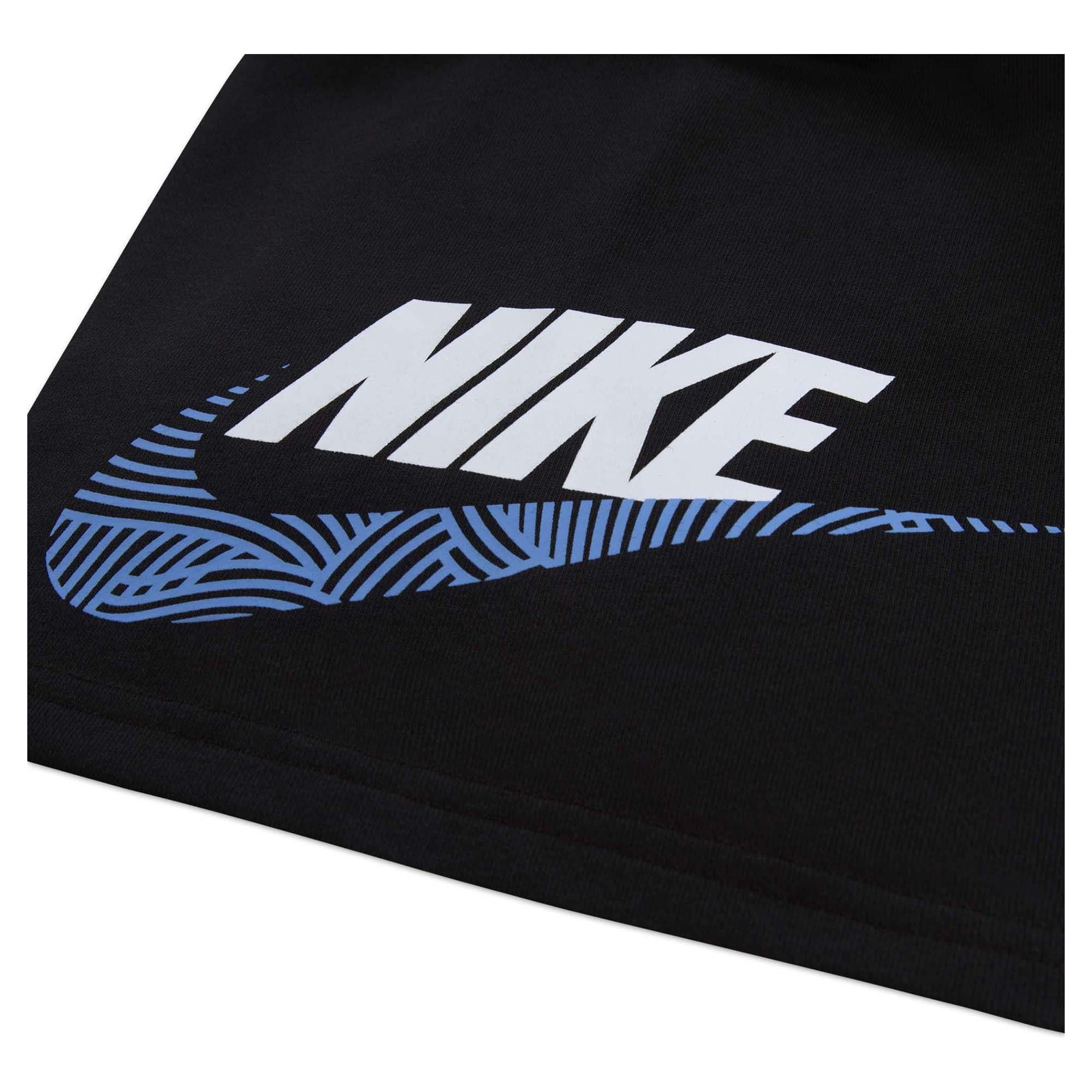 Nike Kid's In The Zone French Terry Black Shorts - Image 5