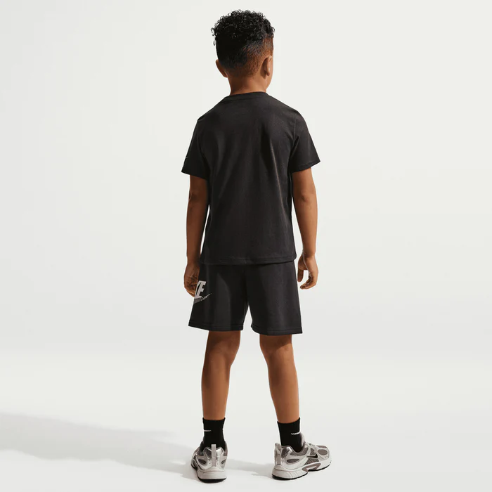 Nike Kid's In The Zone French Terry Black Shorts - Image 7