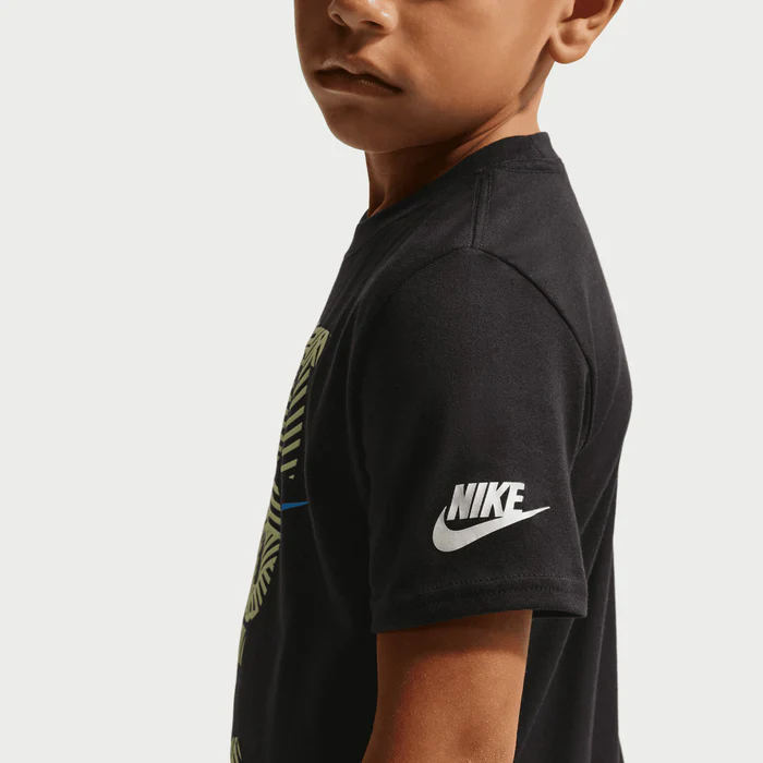 Nike Kid's In The Zone Graphic Black Tee - Image 5