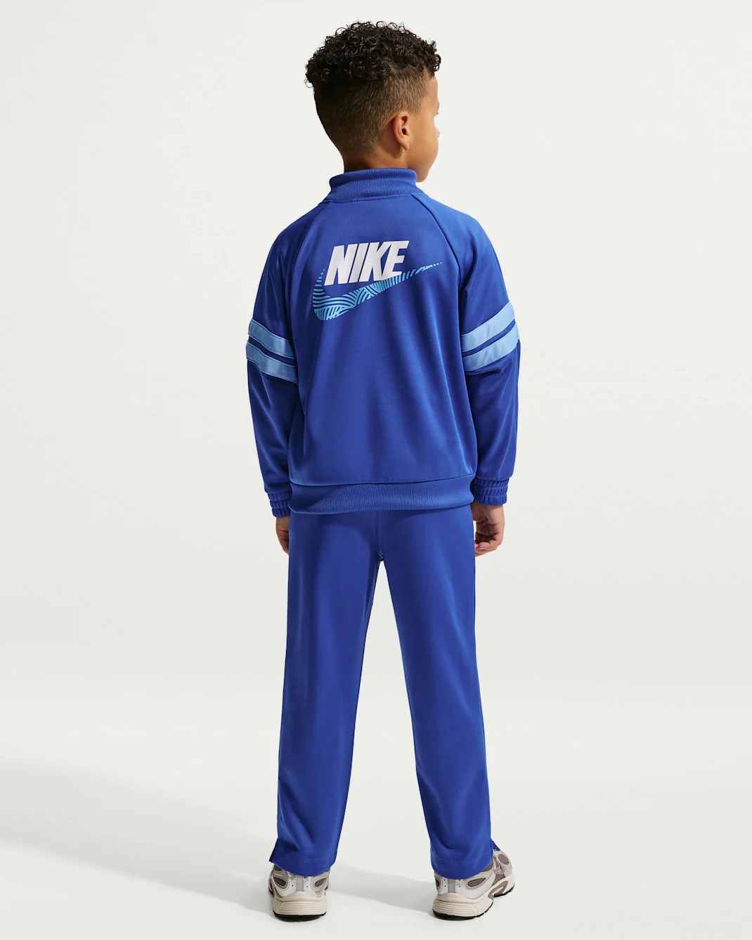 Nike Kid's In The Zone Oversized Royal Blue Tracksuit Set - Image 2