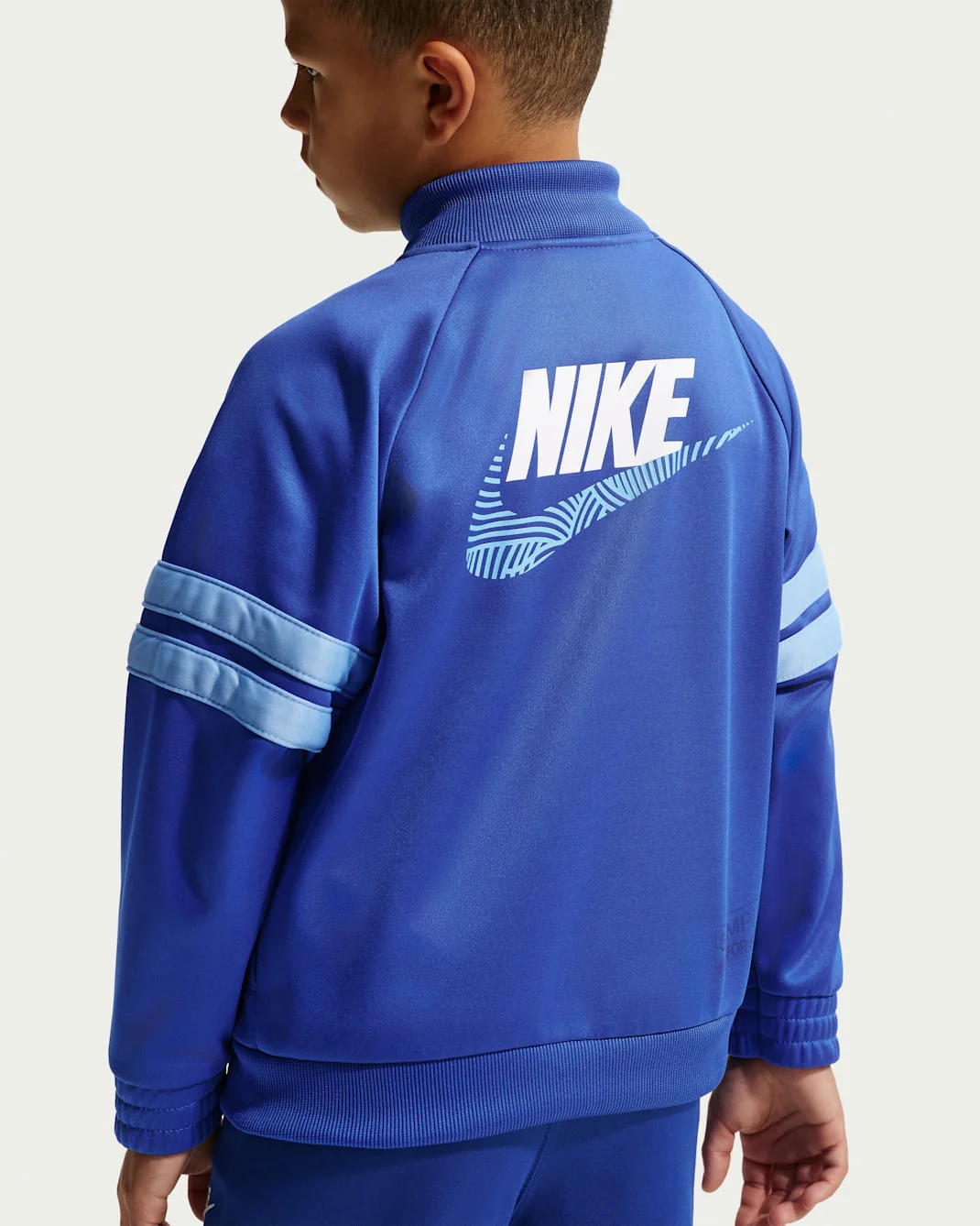 Nike Kid's In The Zone Oversized Royal Blue Tracksuit Set - Image 4