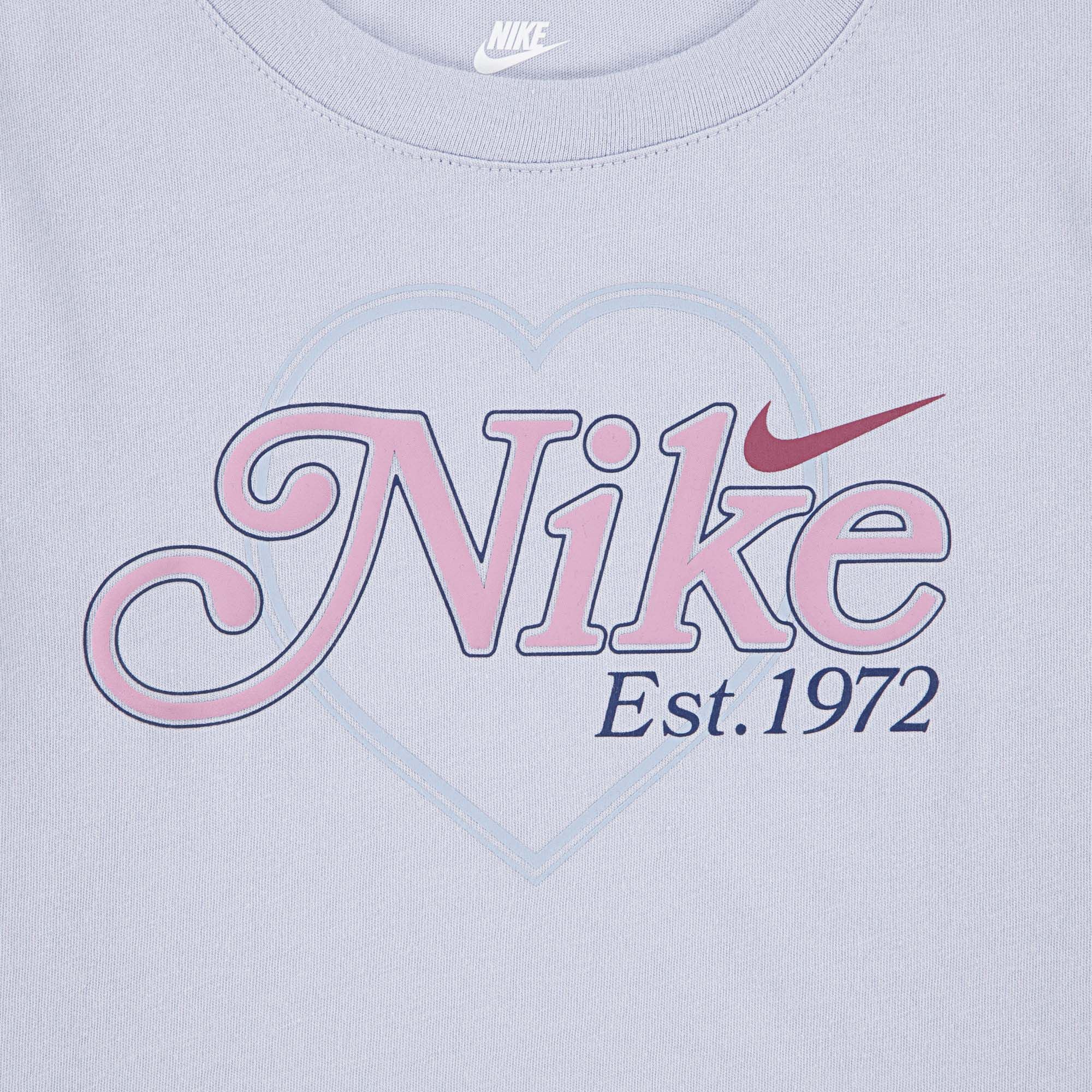 Nike Kid's Varsity Heart Purple Tee - Image 3