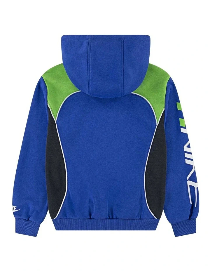 Nike Kid's Victory Lap French Terry Royal Blue Hoodie - Image 2