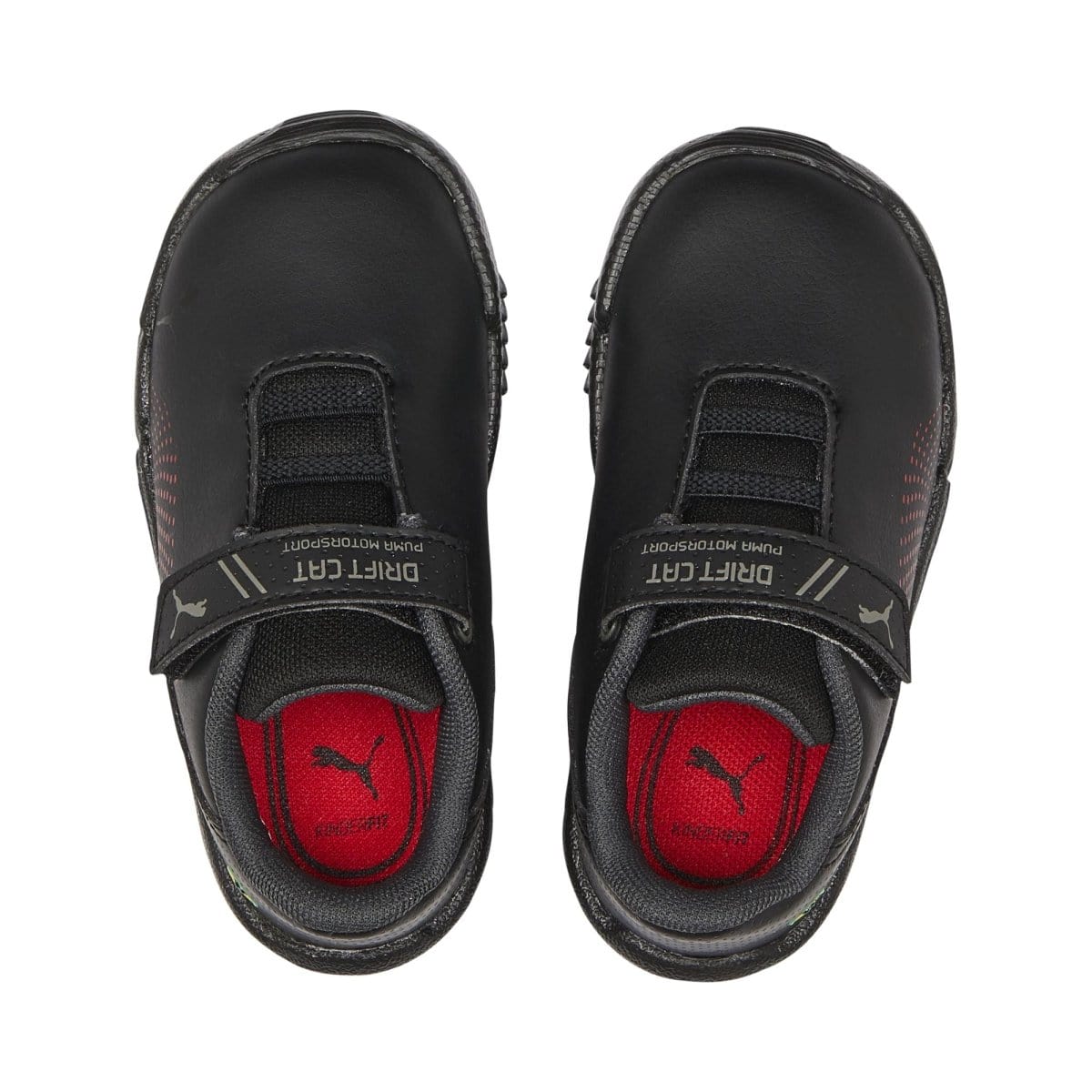 Puma Kids Scuderia Ferrari Drift Cat Decima Hook N'loop Motorsport Black Shoes - Image 3