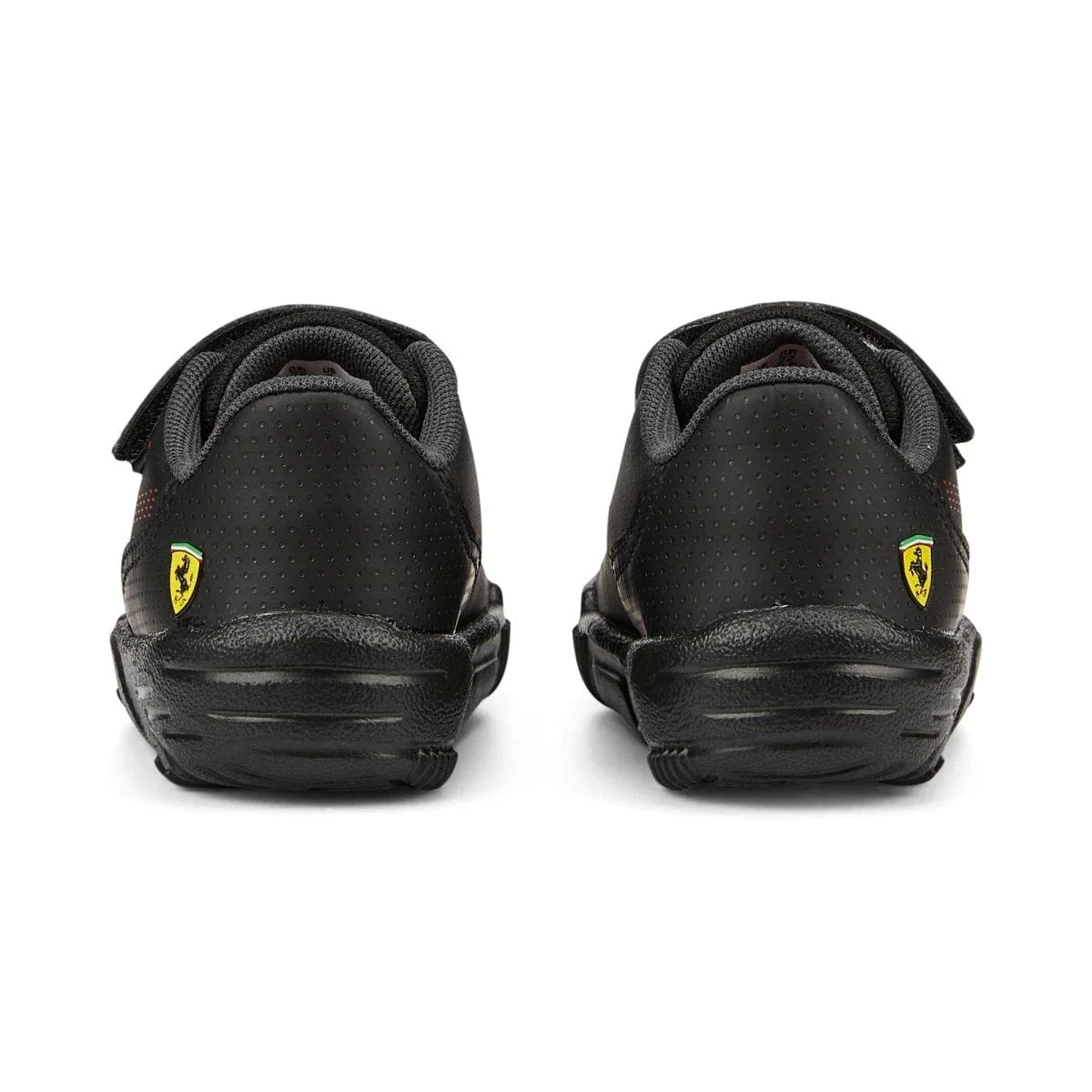 Puma Kids Scuderia Ferrari Drift Cat Decima Hook N'loop Motorsport Black Shoes - Image 5
