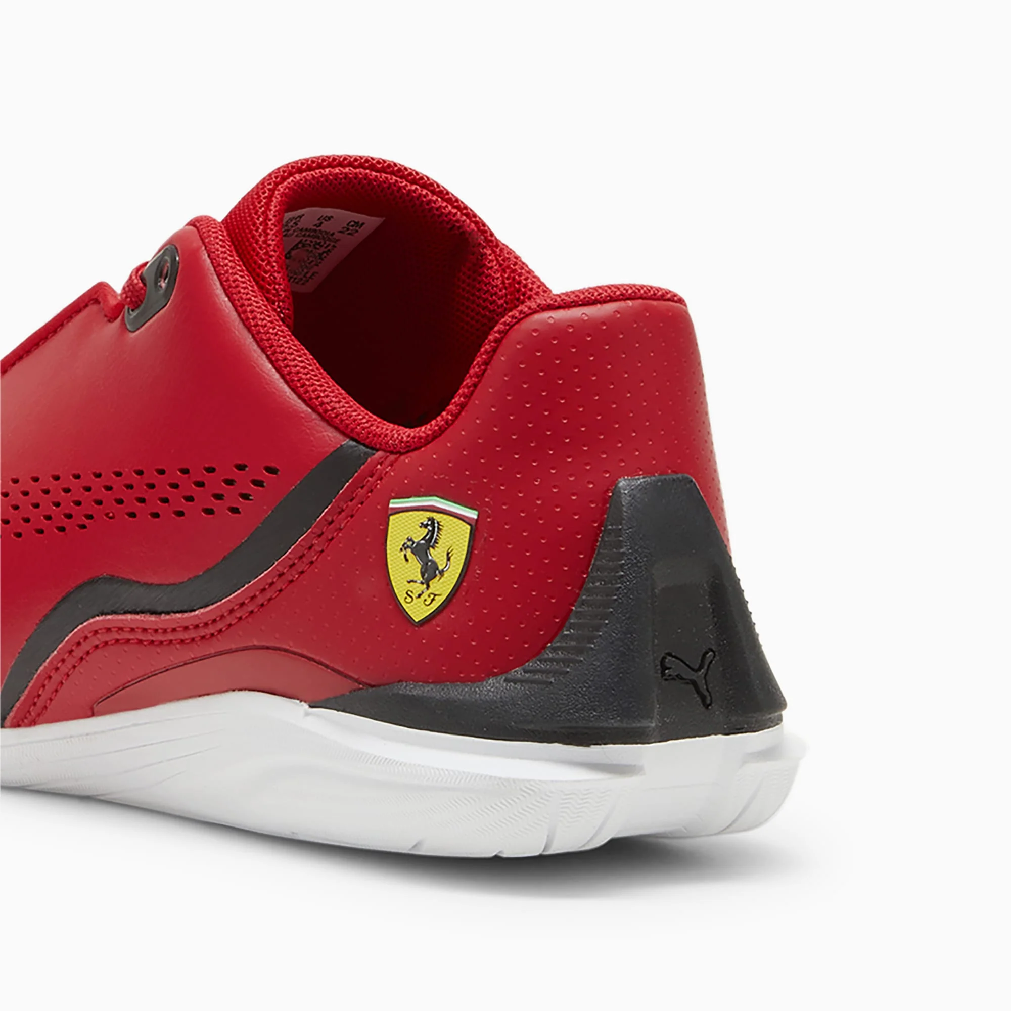Puma Junior Ferrari Cat White/Red Shoe - Image 5