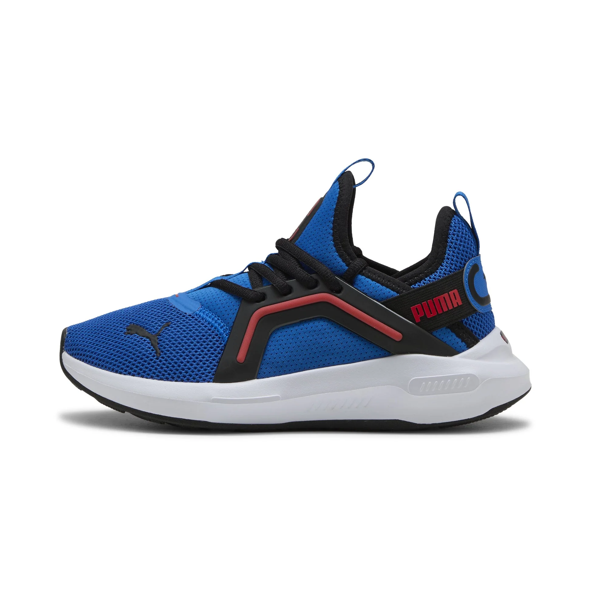 Puma Junior Softride Enzo Royal/Red Sneaker Shoes - Image 2