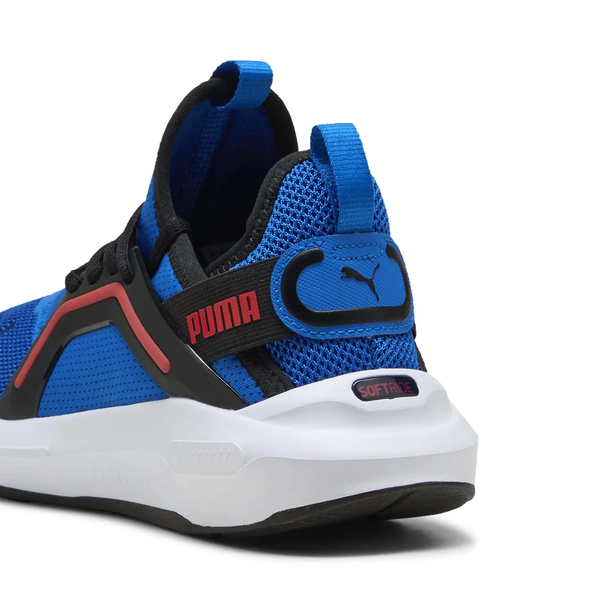 Puma Junior Softride Enzo Royal/Red Sneaker Shoes - Image 3