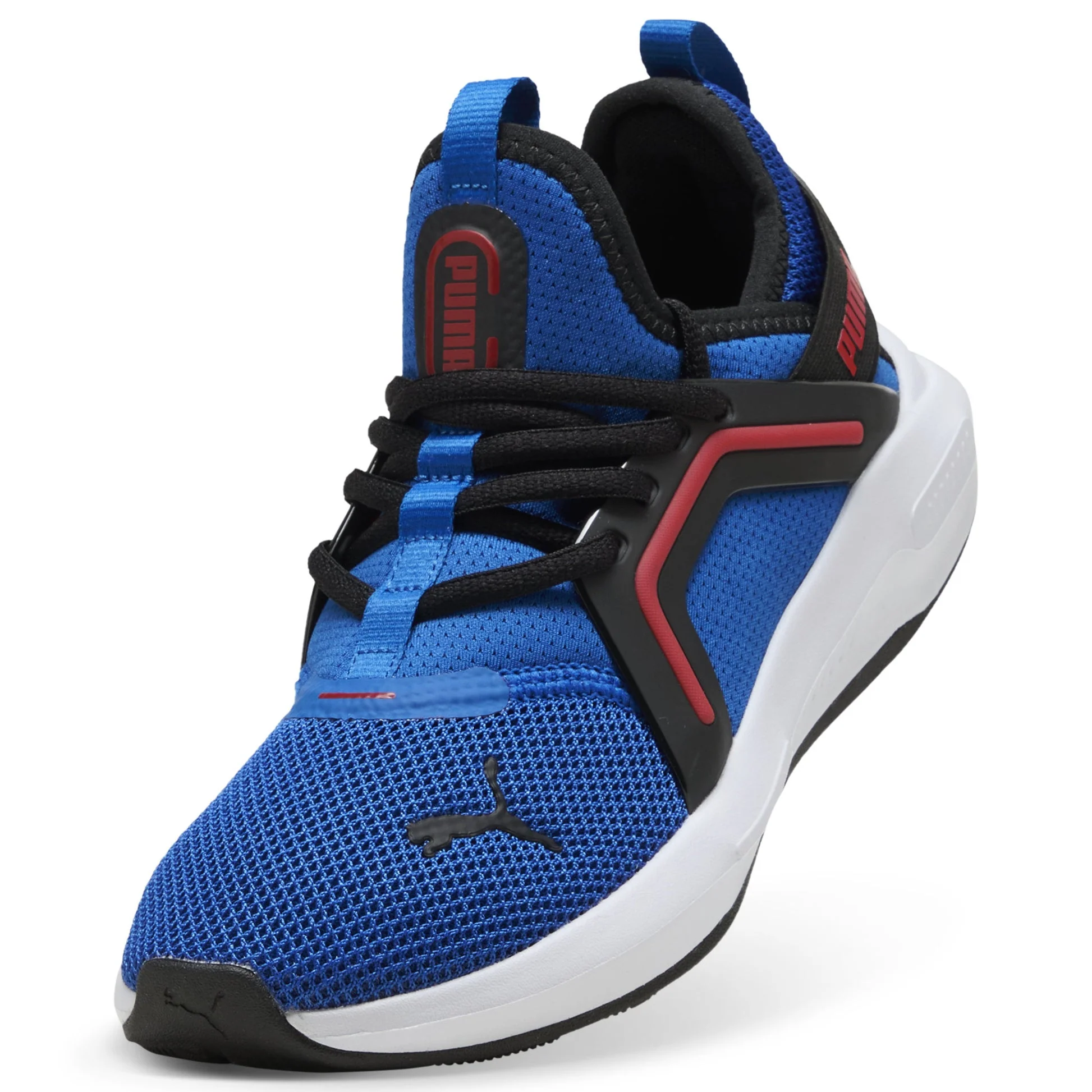 Puma Junior Softride Enzo Royal/Red Sneaker Shoes - Image 6