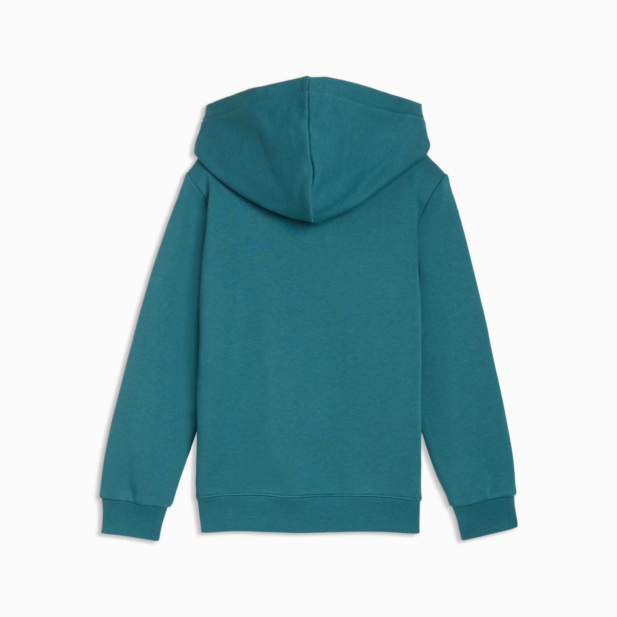 Puma Kid's Essentials No. 1 Logo Fleece Emerald Ice Hoodie - Image 3