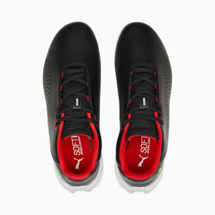 PUMA KID'S FERRARI DRIFT CAT BLACK/RED SNEAKER SHOES - Image 5