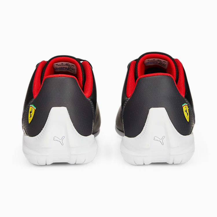 PUMA KID'S FERRARI DRIFT CAT BLACK/RED SNEAKER SHOES - Image 6