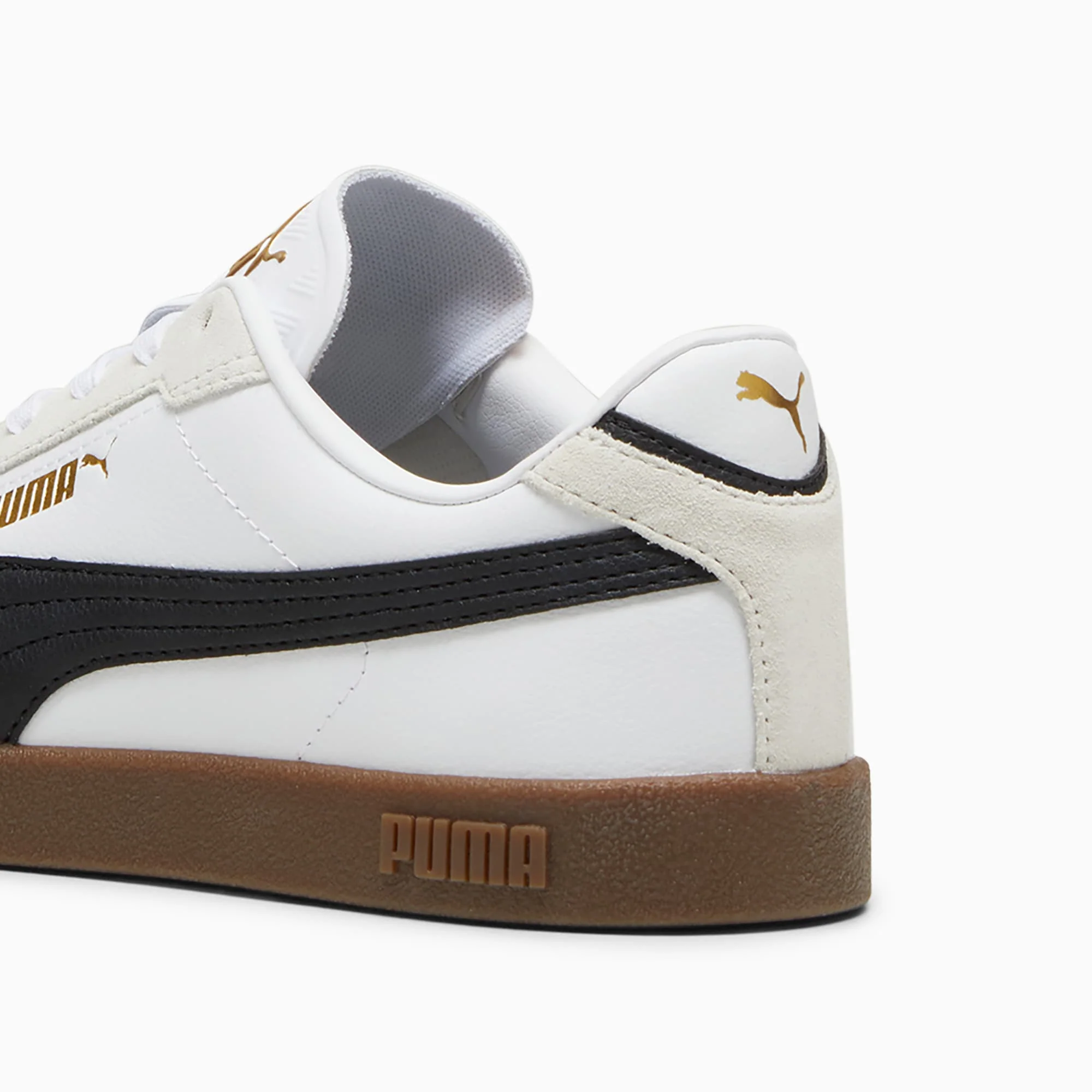 Puma Men's Club White/Black Sneaker Shoes - Image 5