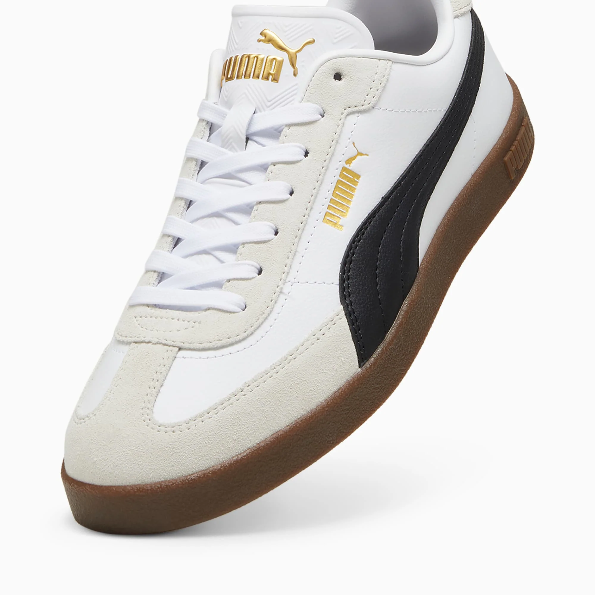 Puma Men's Club White/Black Sneaker Shoes - Image 6