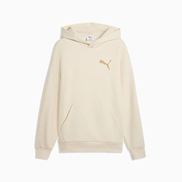Puma Men's Essentials Elevated Cat Logo Relaxed Alpine Snow Hoodie - Image 2