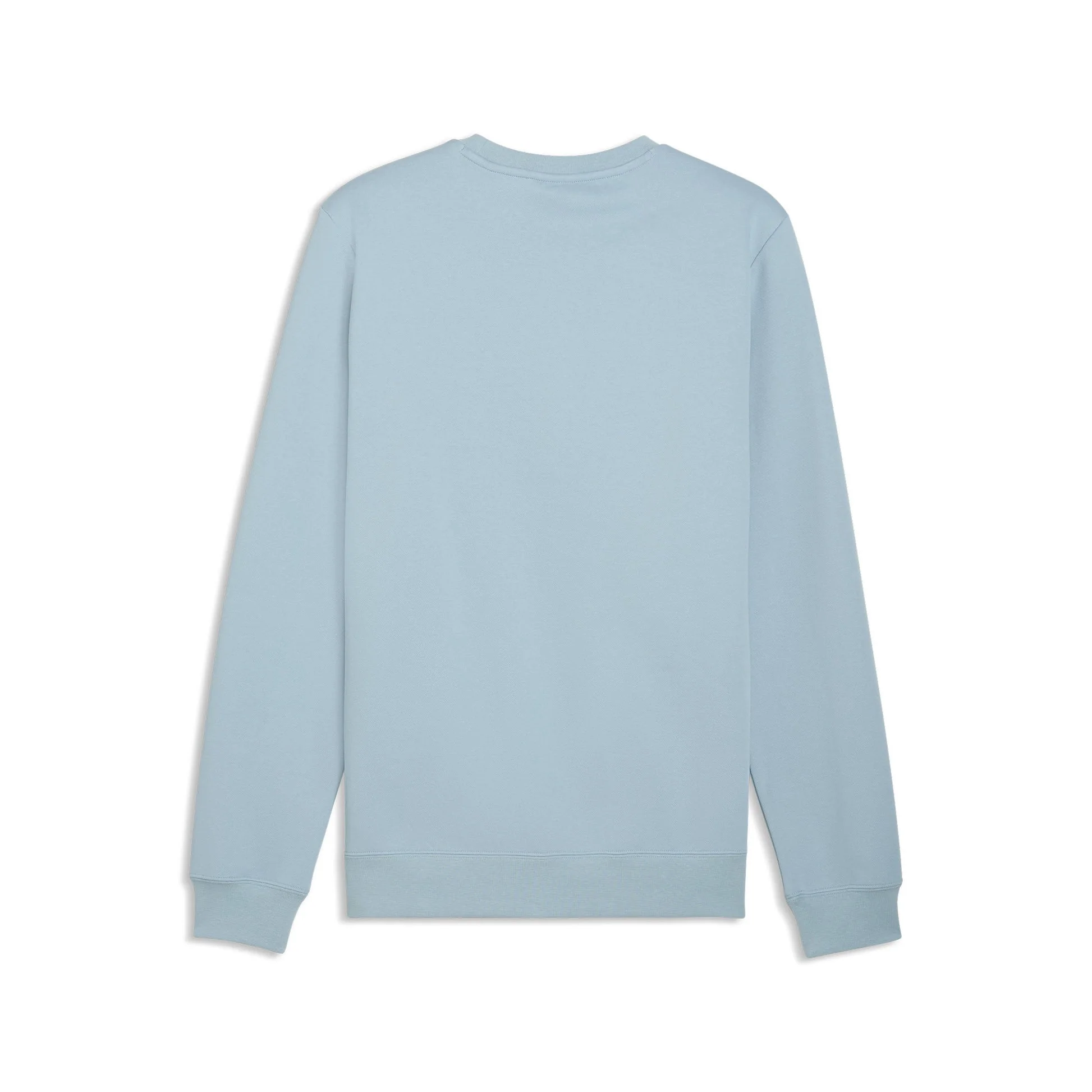 Puma Men's Essentials No. 1 Small Logo Fleece Crew Seafoam Sweatshirt - Image 2