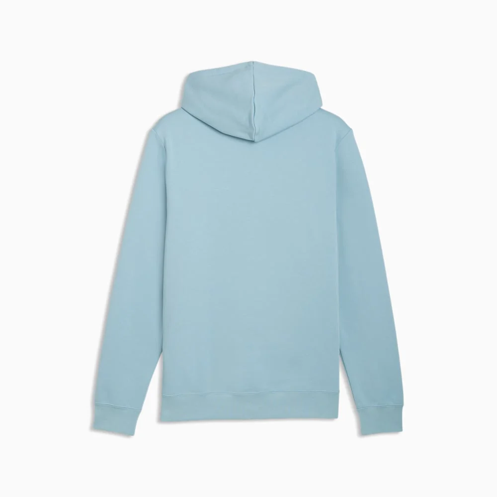 Puma Men's Essentials No. 1 Small Logo Fleece Seafoam Hoodie - Image 3