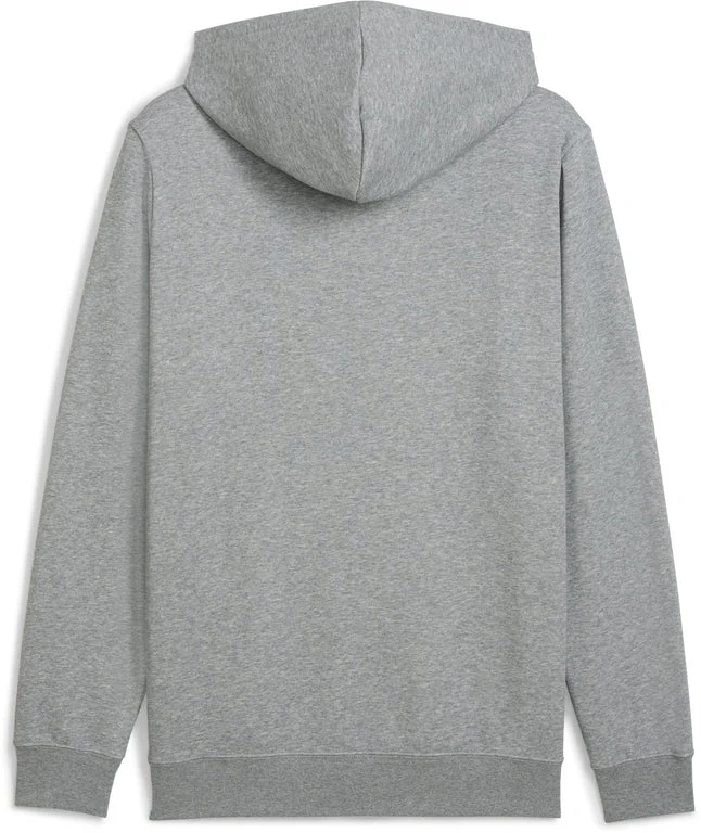 Puma Men's Essentials Small Logo Grey Hoodie - Image 4