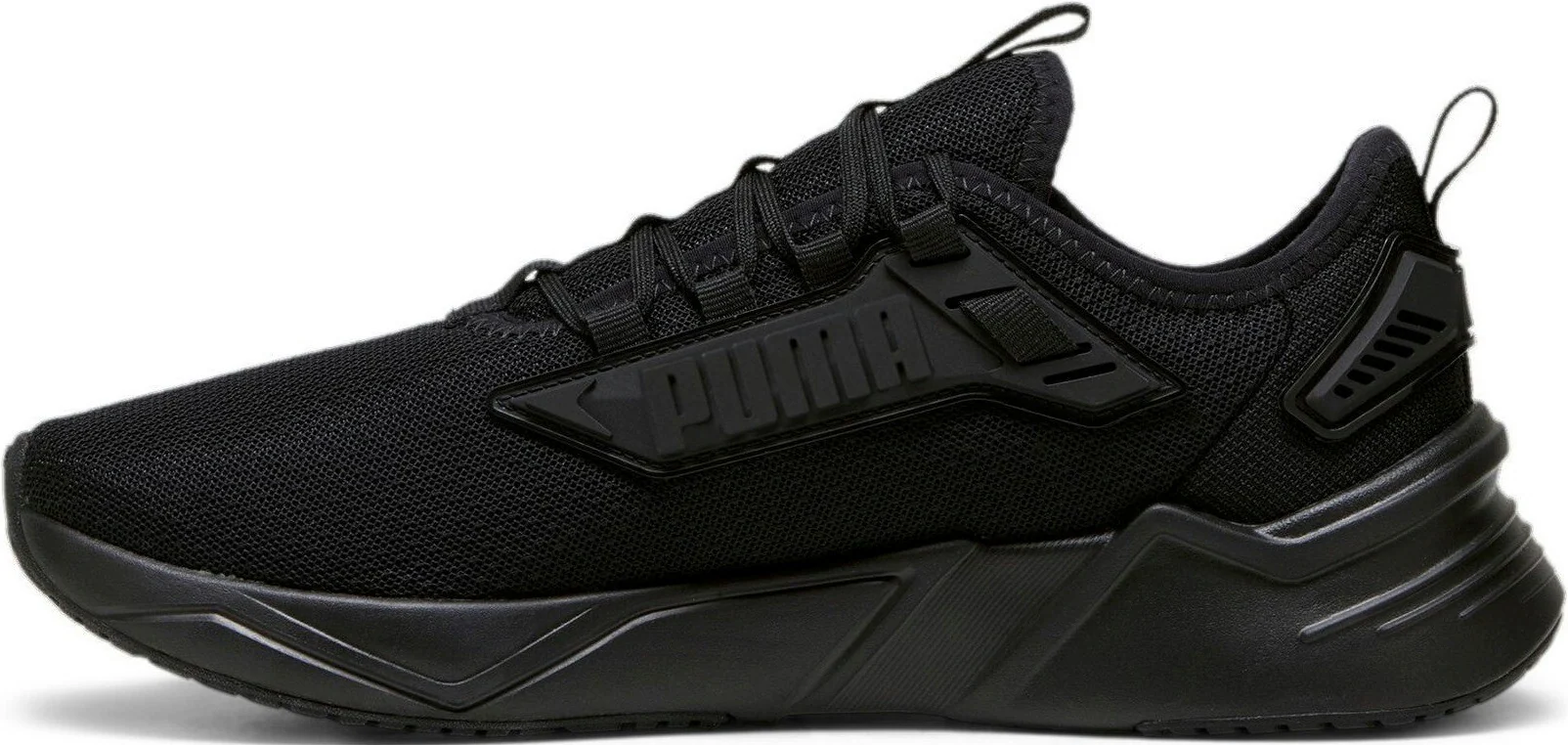 Puma Men's Retaliate 3 Triple Black Running Shoes - Image 2