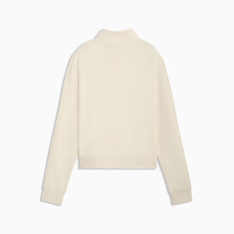 Puma Women's Class Relaxed Alpine Snow Alpine Snow Quarter Zip - Image 3