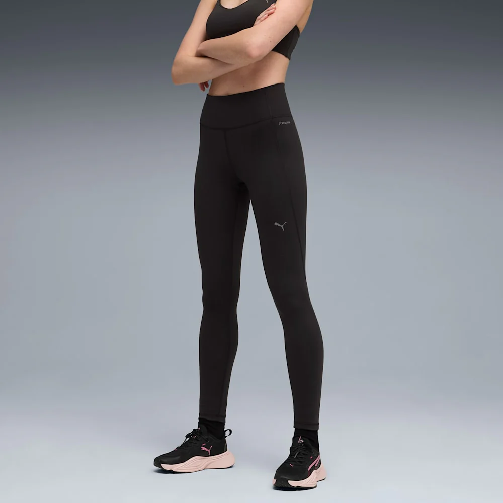 Puma Women's Cloudspun High Waisted Black Tights