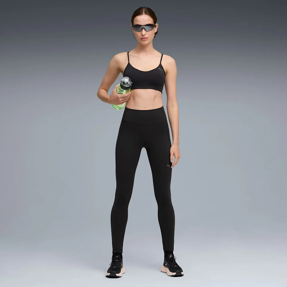 Puma Women's Cloudspun High Waisted Black Tights - Image 3