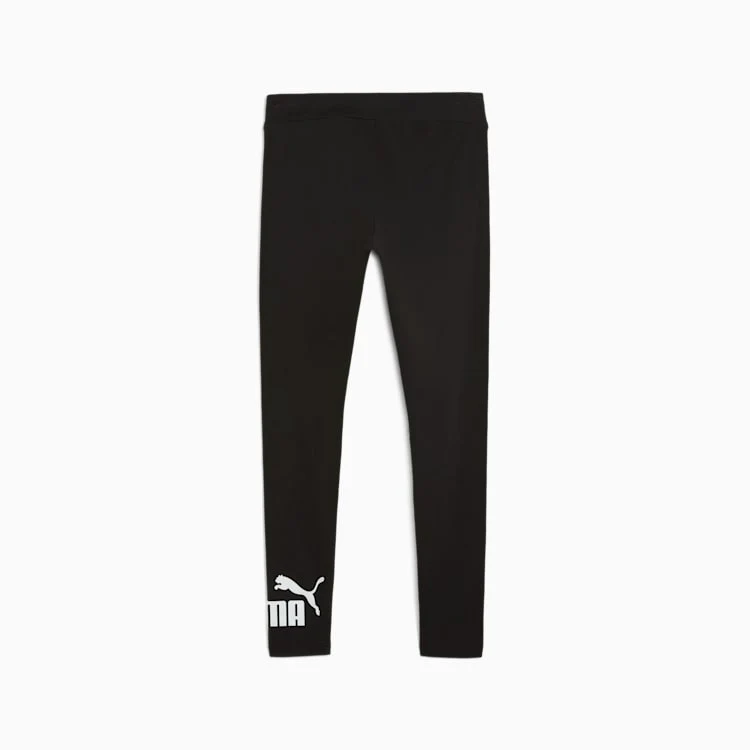 Puma Women's Essentials Logo Black Legging - Image 5