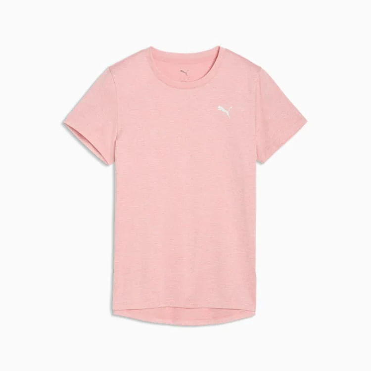 Puma Women's Train All Day Essentials Heather Pink Tee