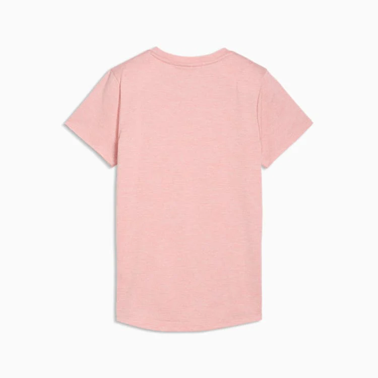 Puma Women's Train All Day Essentials Heather Pink Tee - Image 2
